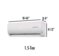 DREAM eHOME  PVC Blue Color Printed c 1.5TonAc Cover for Split Indoor -  1.5 Ton, Blue,  PVC,  Pack of1